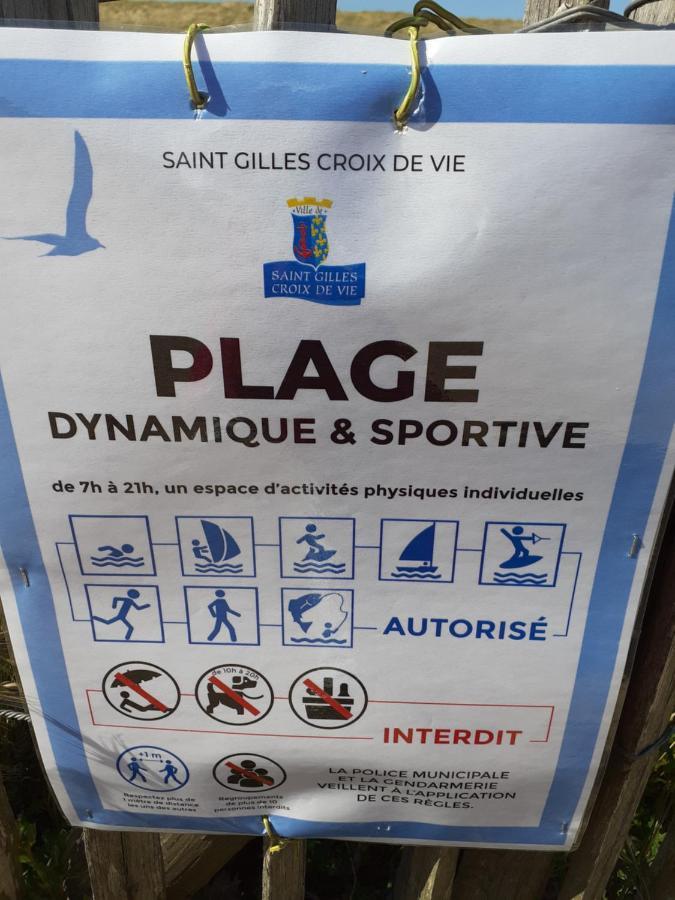 Studio Lumineux Dans La Coulee Verte A Saint Gilles Croix De Vie Zewnętrze zdjęcie